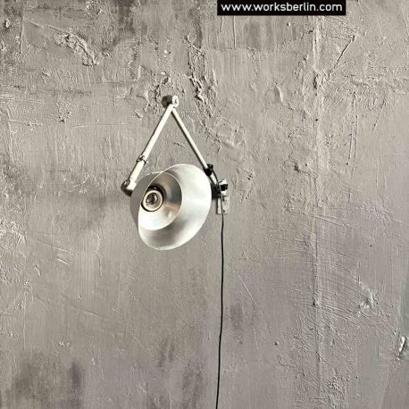 Vintage industrial wall lamp Midgard Kahla