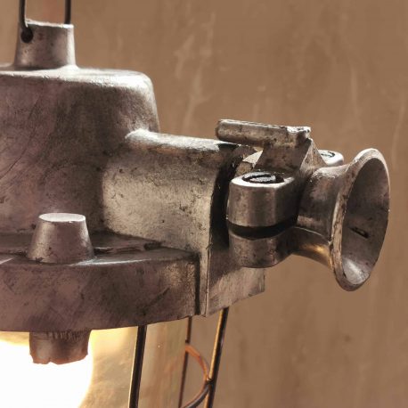 Industrielampen Aluminiumguss 50er Jahre