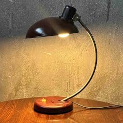 vintage tischlampe helion arnstadt