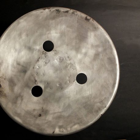 Höhenverstellbare Metallhocker/ Arzthocker im echten Industrie-Design