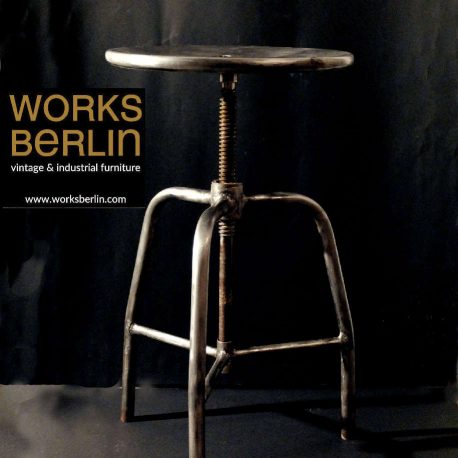 vintage industriehocker, arzt hocker, fabrikstuhl, industrie stuhl, fabrik stuhl