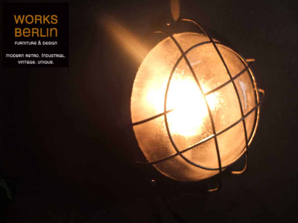 Wand-Leuchte-Lampe E27 Industrie Design Vintage Retro Fabrik Außen Licht 