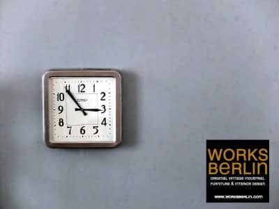 vintage Fabrikuhr, vintage Werkstattuhr, industrielle Fabrikuhr, industrielle uhr, vintage industrial wall clock