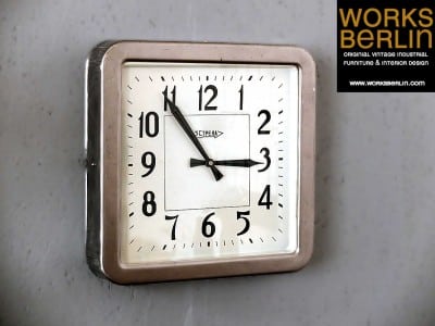 vintage Fabrikuhr, vintage Werkstattuhr, industrielle Fabrikuhr, industrielle uhr, vintage industrial wall clock