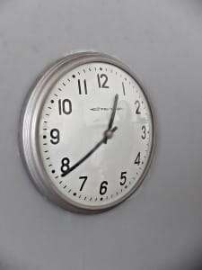 Fabrikuhr, vintage Fabrikuhr, vintage Werkstattuhr, industrielle Fabrikuhr, industrielle uhr, vintage industrial wall clock, industriedesign möbel