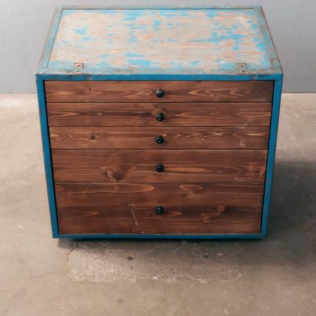 Vintage Schubladenschrank - industriemöbel, industriedesign möbel
