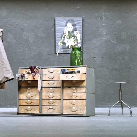 Vintage Schubladenschrank-industriemöbel, industriedesignmöbel höchste qualität von worksberlin