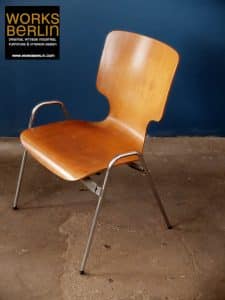 Vintage Wilkhahn Stapelstuhl u0026 - mid-century - industrial furniture - mid-century möbel, vintage industriemöbel, fabriklampen vintage bei worksberlin.com kaufen, wilkhahn vintage chairs