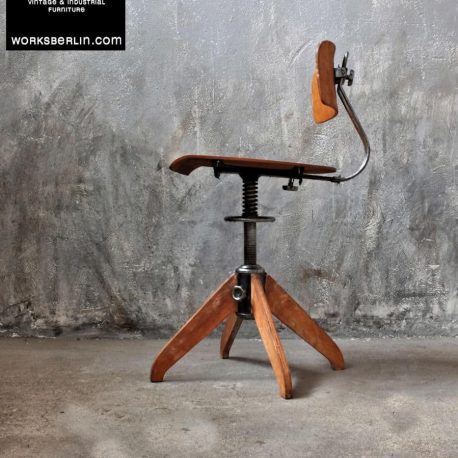 Vintage Rowac Fabrikstuhl