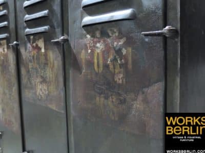 vintage industrial locker