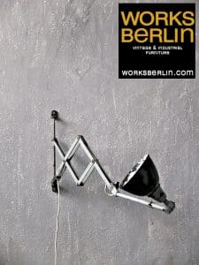 Midgard Lampe, Midgard Scherenlampe, Scherenleuchte alt, Midgard alte lampe
