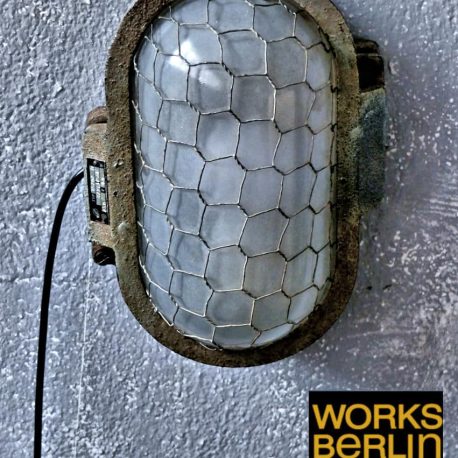 Vintage bulk head light - vintage industrial lighting