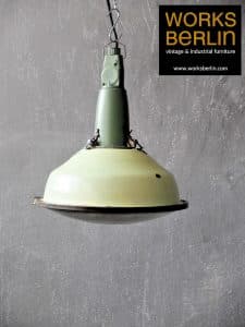 Deckenlampe Fabriklampe restauriert vintage