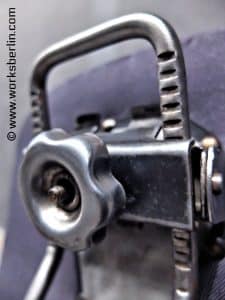 Industrial Stuhl: Detail Rowac/ Bemefa Fabrikstuhl
