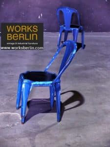 Fibrocit Fabrikstühle - vintage Loftmöbel