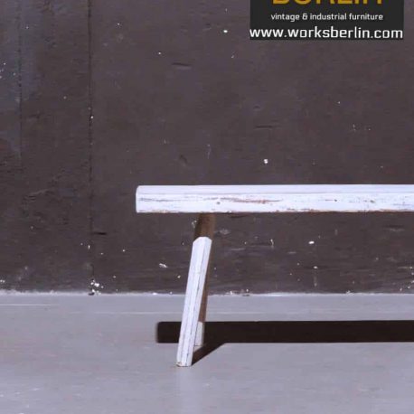 Bequeme Sitzbank vintage aus Holz