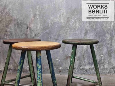 Alte Fabrikhocker/ Industriehocker - hockerIndustrial Chic