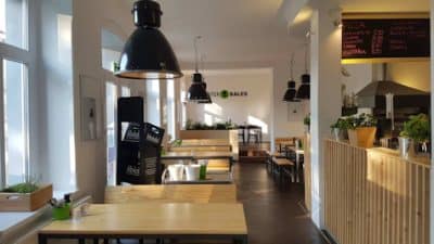 Industrielampen alt in der Gastronomie
