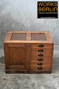 holzschrank mit schubladen industriaö