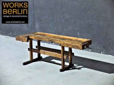 Alte Hobelbank aus Holz