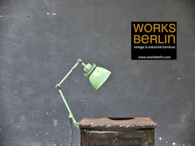 Besondere vintage Midgard, Midgard alt vintage industrielampe fabriklampe gelenklampe