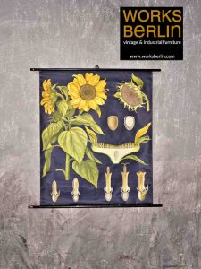 Vintage Schulbild Poster Karte