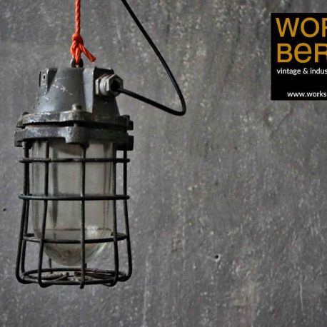 vintage ex bunkerlampe