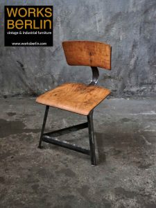 vintage industrie stuhl