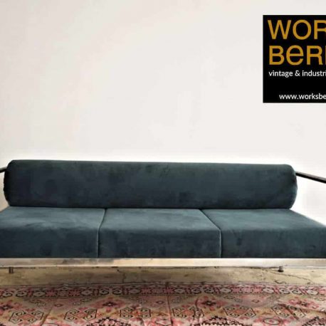 Jindrich Halabala, bed single bed daybed, tubular steel