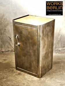 Vintage Metallschrank Bemefa, industrie design kommode schrank alt metall vintage