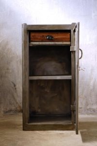 loft möbel metallschrank kommode bar