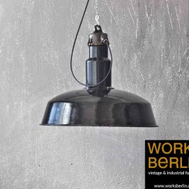 Werkstatt Bar Fabriklampe Industrielampe Vintage aufgearbeitet Anschlussfertig 