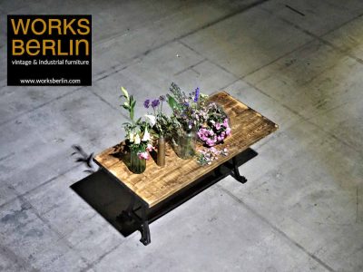 cooler esstisch industrial alt vintage massiv