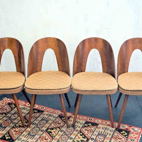 Set Antonin Suman Chairs european mid century modern design
