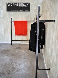 garderobe stangen industriell