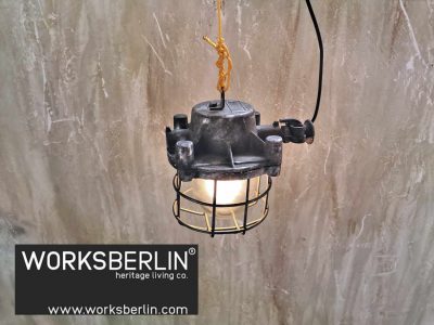 industrielle gitter lampen