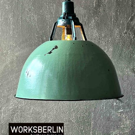 vintage green industrial lamps online shop