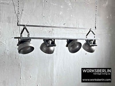 Industrie Retro Kronleuchter Deckenlampe Eisen Hängelampe vintage fabriklampe