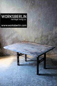 industrial style table vintage table legs