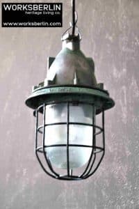 industrial vintage bunker lamp