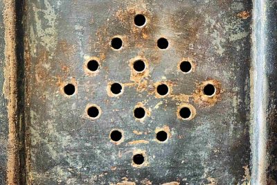 vintage locker door