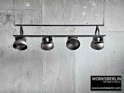 worksberlin pendelleuchte 4 flammig industrielampe fabriklampe