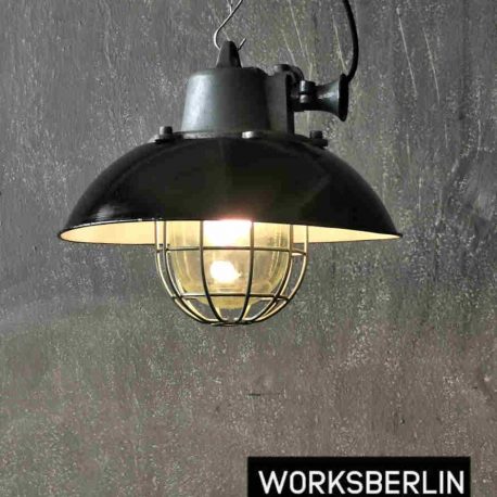 black industrial lamp lighting
