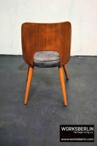 neu gepolsterte vintage Stühle von Oswals Haerdtl in Berlin