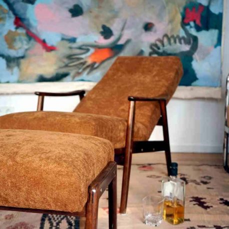 refurbished armchair mid century modern