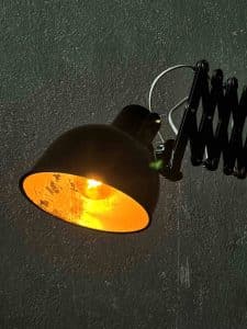 reif helion vintage scherenlampe