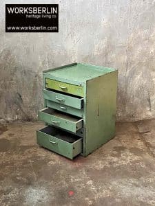 industrial metallschrank mit schubladen vintage