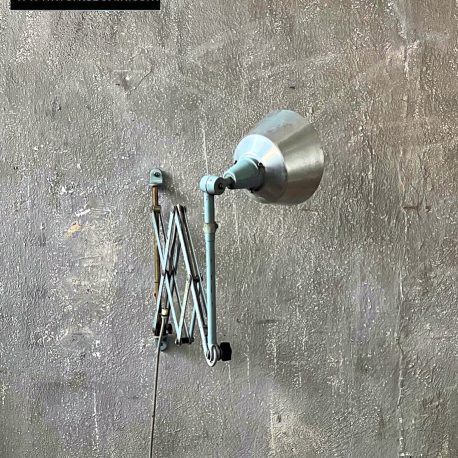MidgardKahla Scherenlampe aus den 70ern in grau