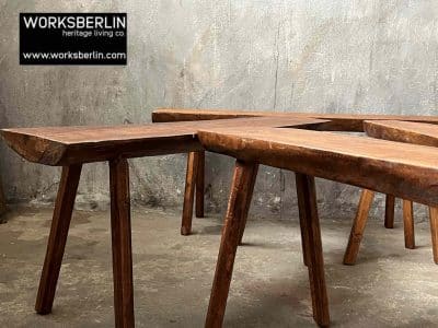 antike holzbank vintage optik