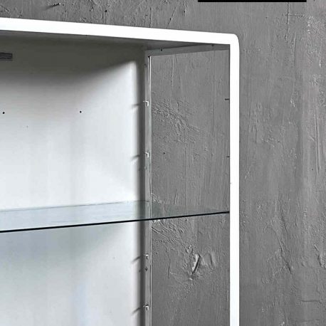 detailbild vintage schrank industrielles regal